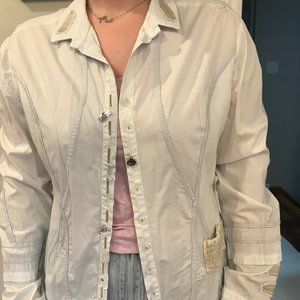 Ladies buttoned blouse/jacket